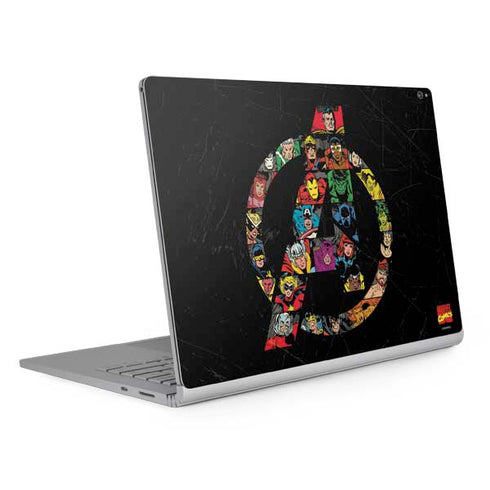 Marvel Classic Comics Avengers Logo Surface Book 2 15in Skin